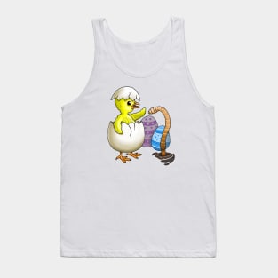 Hatched Easter Chicken Tank Top